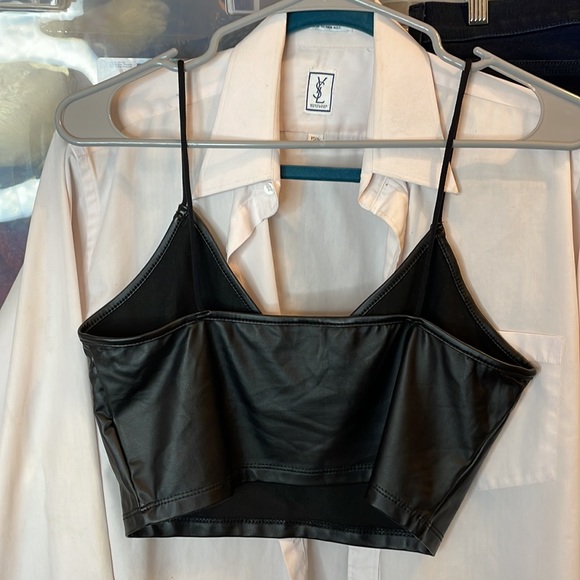 Leatherette bralette - Picture 2 of 8